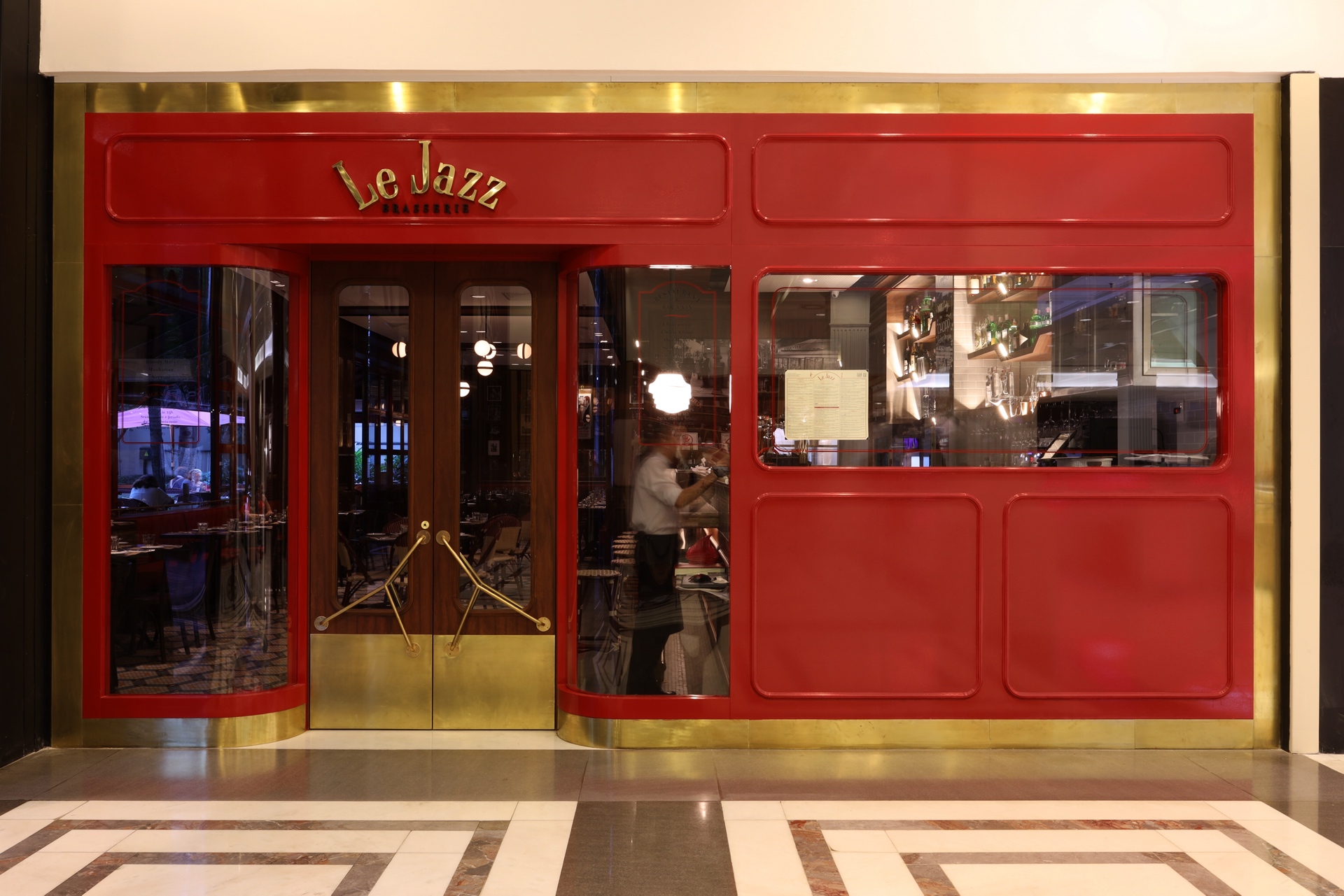 Restaurante LeJazz Higienópolis com fachada elegante
